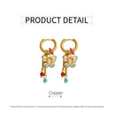 New Chinese Style Butterfly Earrings Fringe Colourful Simple Design Jewelry