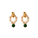 Elegant Vintage Pearl Earrings Women Classic Jewelry Fashion Accessories