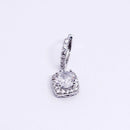 Classic Square Zircon Earrings for Women Elegant Sparkling Jewelry Gift Set