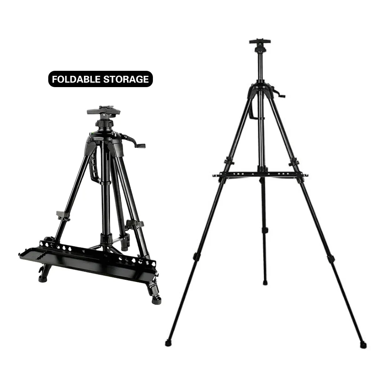 Art Painting Display Artist Easel Stand Portable Metal Adjustable Easels Triangle