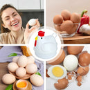 Quick Breakfast Microwave Egg Steamer - 4 Egg Boiler for Home Kitchen