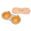 Microwave Egg Steamer With Lid Kitchen Egg Cooker Poacher Steam Box Container - White