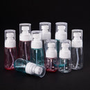 10pcs Portable Travel Emulsion Dispenser Bottle Press Pump Refillable Containers - Blue-30ml