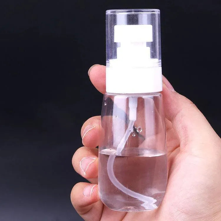 10pcs Portable Travel Emulsion Dispenser Bottle Press Pump Refillable Containers - Blue-30ml