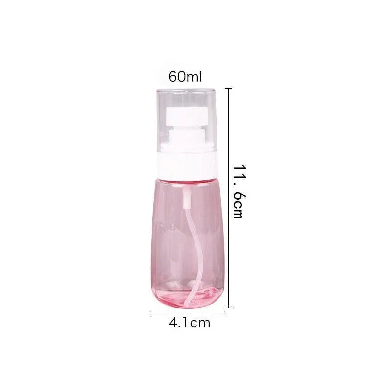 10pcs Portable Travel Emulsion Dispenser Bottle Press Pump Refillable Containers - Blue-30ml