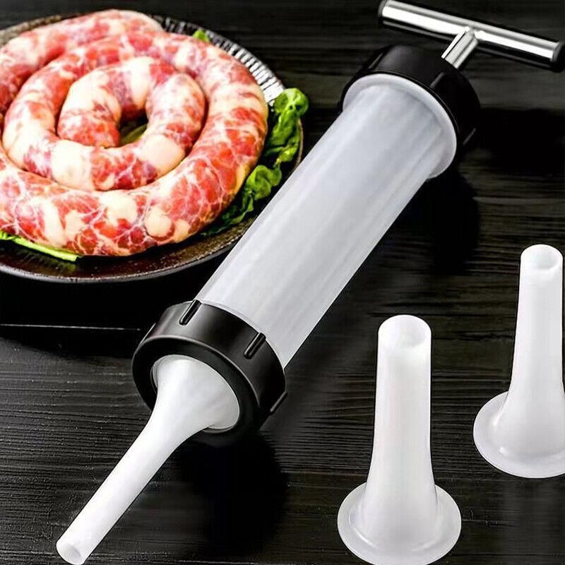 Sausage Machine Meat Filler Stuffer Salami Maker Funnel Hand Operated
