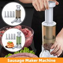 Manual Sausage Stuffer Home Kitchen Meat Filler Tool Sausage Maker Machine - Green