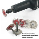 10pcs 40mm Stone Engraving Saw Blades Corrugated Cutting Tools with Handle