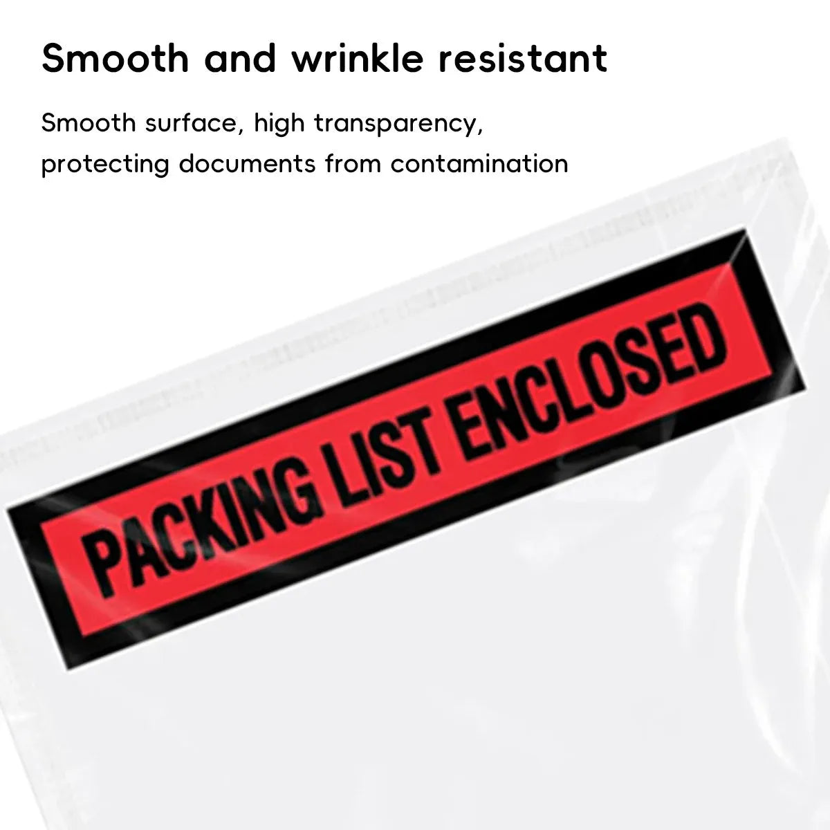 100pc Self Adhesive Plastic Mailing Postal Shipping Document Envelope Bag Supply - 32x24x0.1cm