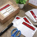 100pc Self Adhesive Plastic Mailing Postal Shipping Document Envelope Bag Supply - 32x24x0.1cm