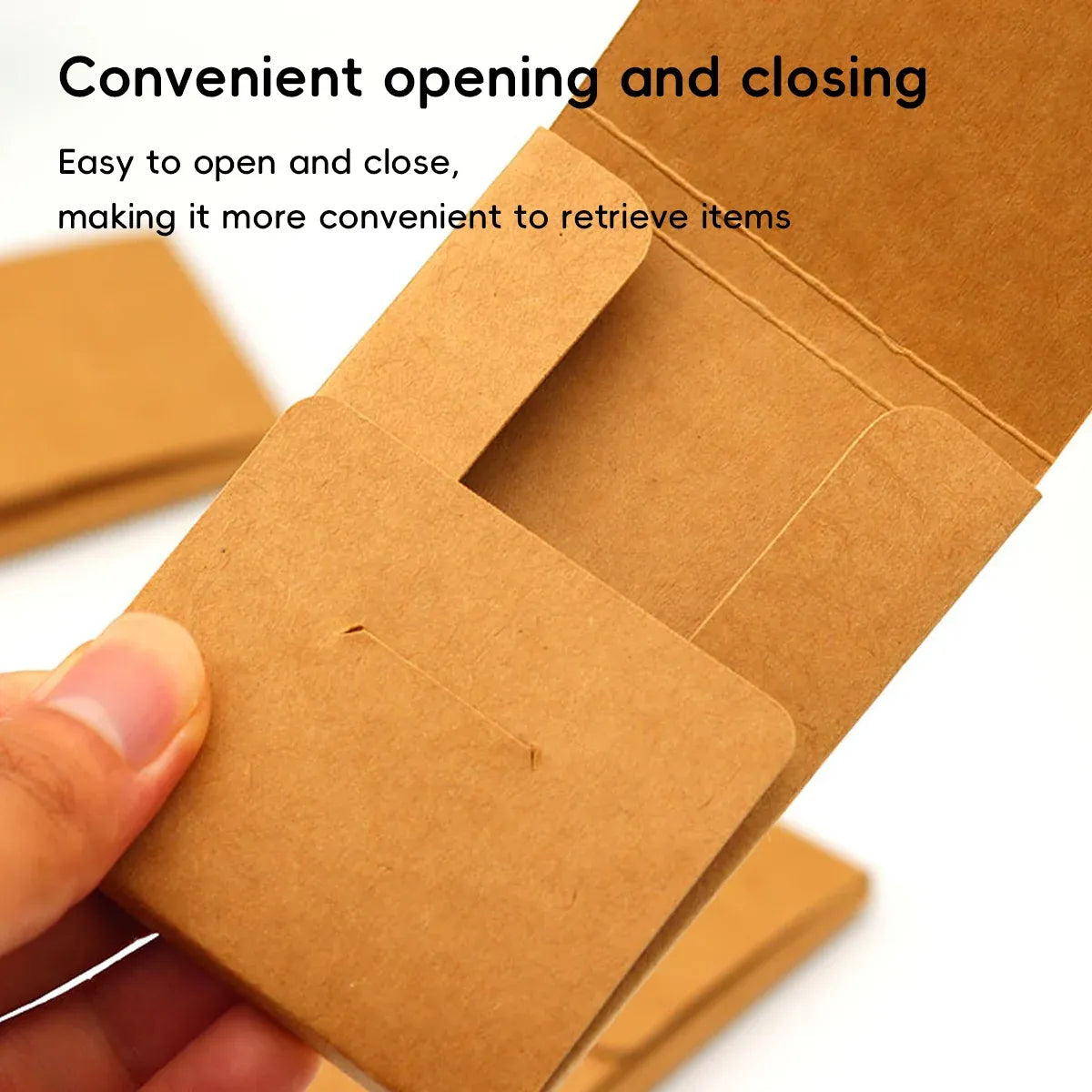 50PCS Kraft Paper Envelopes Boxes Easy Pop-Up for Mailing Shipping Storage Use