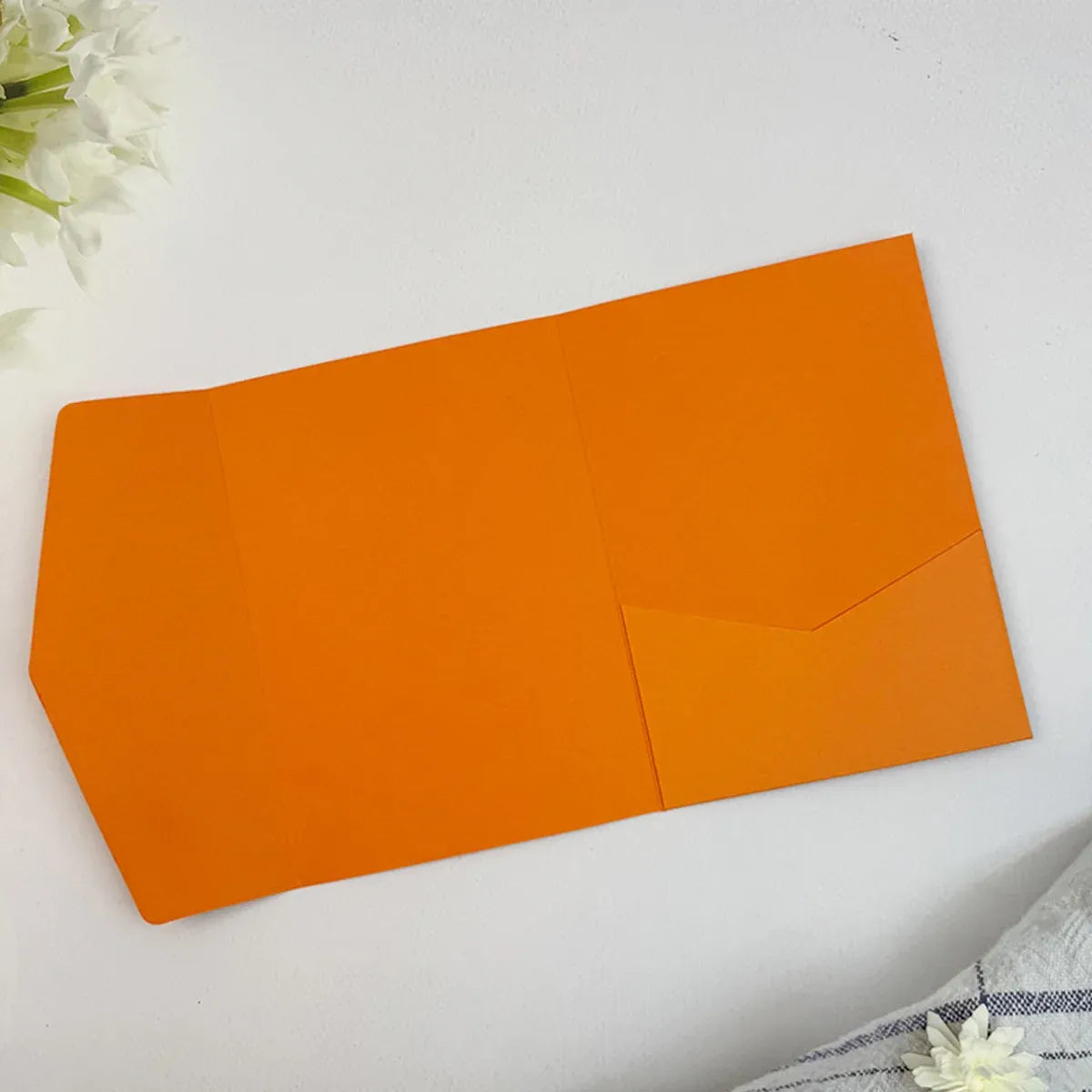 20PCS 3D Tri-Fold Holiday Wedding Invitation Envelope Greeting Cards Aesthetic - Green