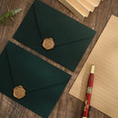 Dark Green 30PCS Envelopes 16.5x11cm Thick Paper 200GSM Invitation Mailing