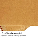100PCS Small Kraft Paper Envelopes With Clear Window Self Seal Card Mailers - Kraft