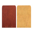 50PCS Vintage Kraft Paper Envelopes Self-Adhesive Durable for Invitations Use - Kraft