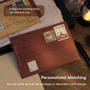 50PCS Vintage Kraft Paper Envelopes Self-Adhesive Durable for Invitations Use - Kraft