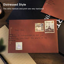 50PCS Vintage Kraft Paper Envelopes Self-Adhesive Durable for Invitations Use - Kraft