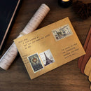 50PCS Vintage Kraft Paper Envelopes Self-Adhesive Durable for Invitations Use - Kraft
