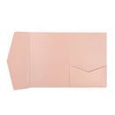 20PCS 3D Tri-Fold Holiday Wedding Invitation Envelope Greeting Cards Aesthetic - Pink