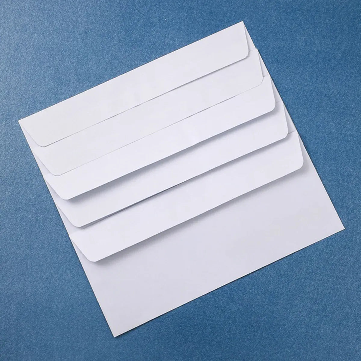 50 Pack White Plain Business Envelopes Peel and Seal Mailing Envelopes - 24.1x10.5cm
