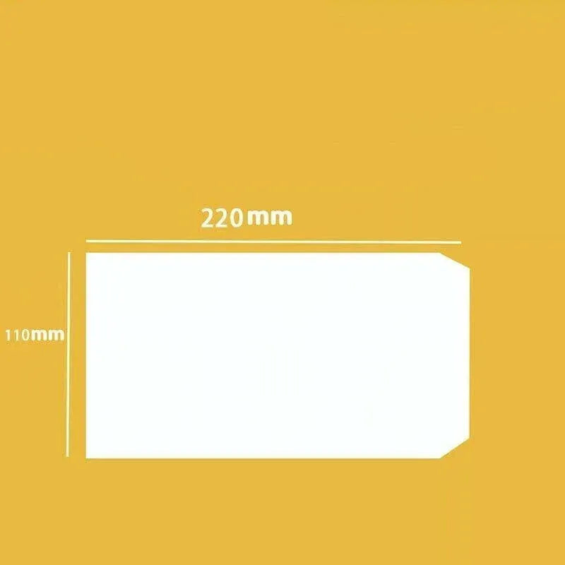 White Business Envelopes 8 Sizes Opaque Mailer with Pre-Printed Postcode - 3N:175*125MM