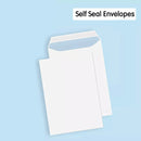 White Business Envelopes 8 Sizes Opaque Mailer with Pre-Printed Postcode - 9N:324*229MM