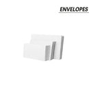 White Business Envelopes 8 Sizes Opaque Mailer with Pre-Printed Postcode - 9N:324*229MM