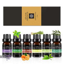 Essential Oil Set 6 Bottles Plant Aromatherapy Oils Natural Scent for Diffuser