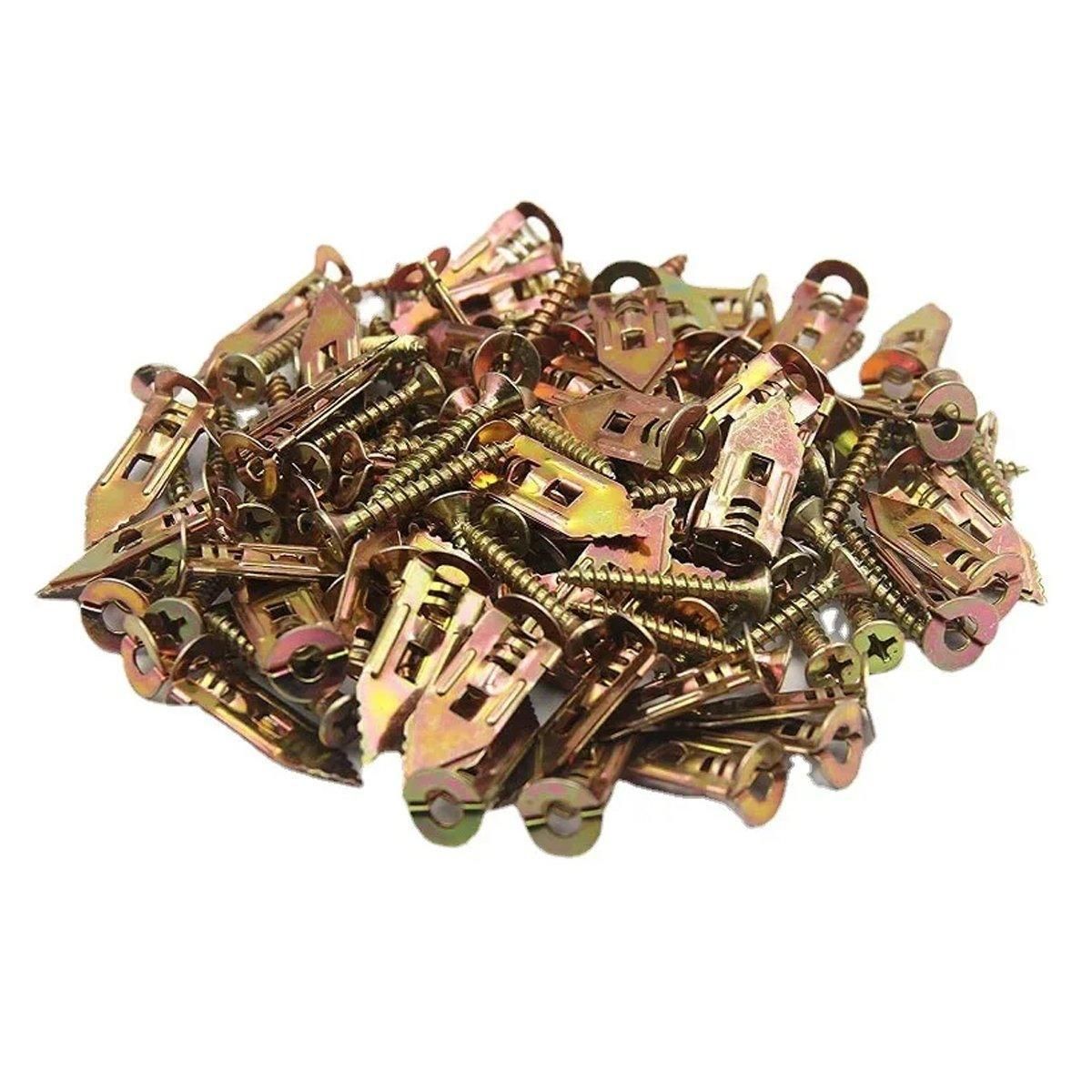 100PCS Self-Drilling Anchors Screws Percussion Expansion Kit -12x30mm/12x40mm - 12x30mm