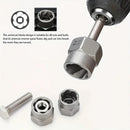 14PCS Nut Extractor Damaged Bolt Remover Tool Set High Hardness Anti-Slip