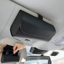 Car Glasses Clip Multifunctional Sun Visor Glasses Holder Storage Case Organizer - Black