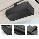 Car Glasses Clip Multifunctional Sun Visor Glasses Holder Storage Case Organizer - Black