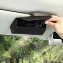 Car Glasses Clip Multifunctional Sun Visor Glasses Holder Storage Case Organizer - Black