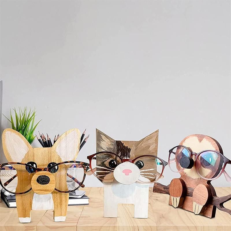 Eyeglasses Holder Display Stand Animal Glasses Rack Decoration - Cat