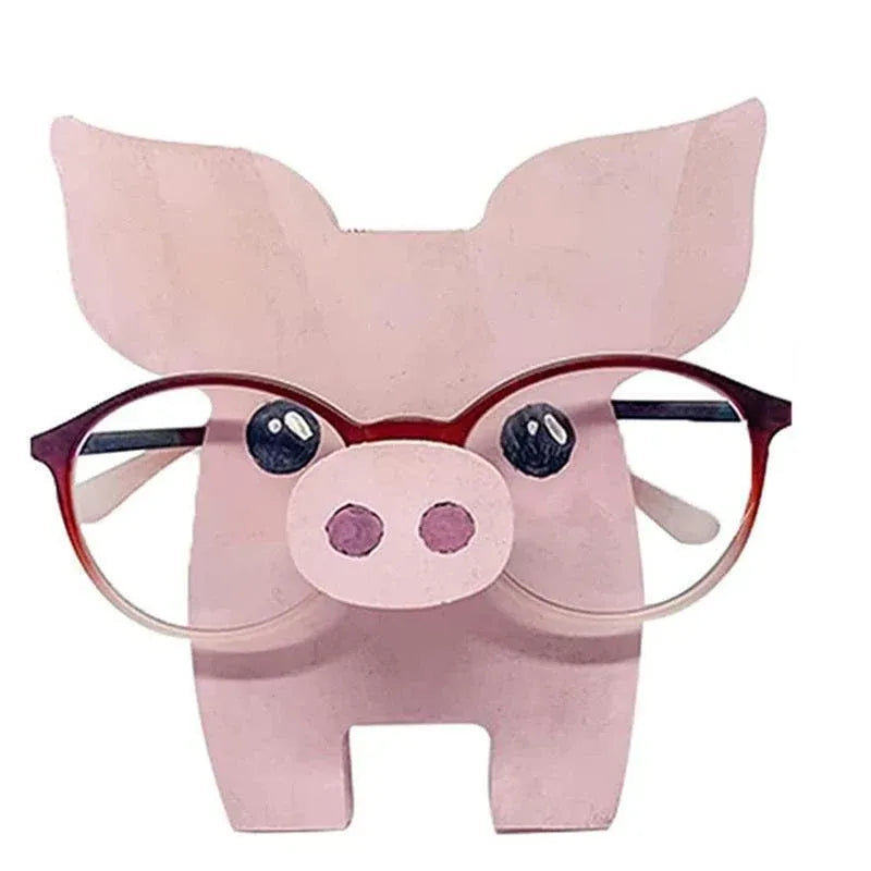 Eyeglasses Holder Display Stand Animal Glasses Rack Decoration - Pig