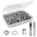 200 Sets 12mm Copper Metal Eyelet Grommet Tent Tarp Tool Tarpaulin Installation