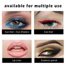 12 Pcs Coloured Eyeliner Pencil Set, Retractable Eye Makeup Pencils in Assorted Colours