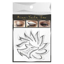 Eyeliner Eyeshadow Stencil Set Eye Makeup Fox Template Non-Woven 12 Styles Cards - A (2PCS)