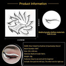 Eyeliner Eyeshadow Stencil Set Eye Makeup Fox Template Non-Woven 12 Styles Cards - A (2PCS)