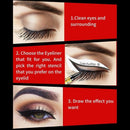 Eyeliner Eyeshadow Stencil Set Eye Makeup Fox Template Non-Woven 12 Styles Cards - A (2PCS)