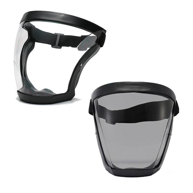 Super Protective Mask Anti-Fog Full Face Shield All-Inclusive For Men and Women - Black-1PC