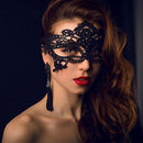 Black Lace Masquerade Eye Mask for Costume Party Ball Halloween Fancy Dress Women