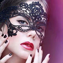 Black Lace Masquerade Eye Mask for Costume Party Ball Halloween Fancy Dress Women