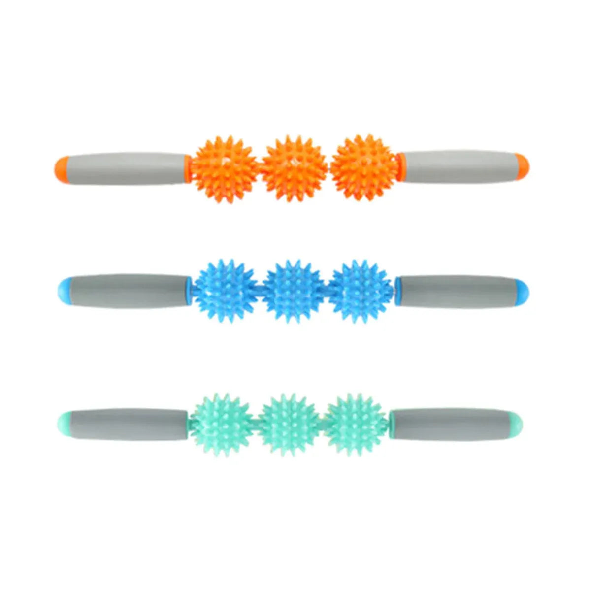 Massage Exercise Roller Yoga Stick for Muscle Fitness Home Gym - Green