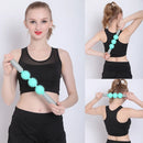 Massage Exercise Roller Yoga Stick for Muscle Fitness Home Gym - Green