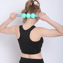 Massage Exercise Roller Yoga Stick for Muscle Fitness Home Gym - Orange