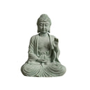 Buddha Statue Ornament in Green Sandstone Zen Craft for Home