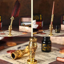 Vintage Calligraphy Quill Pen Set with Ink Wax Seal and Letter Opener  Description