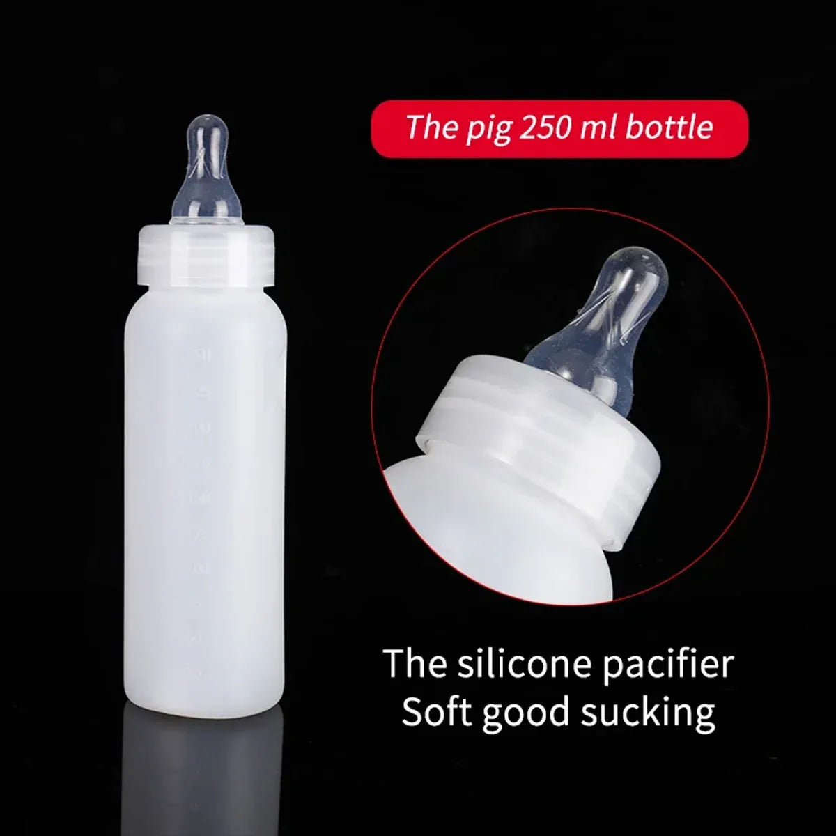 Animal Feeding Bottle Set 20PCS 250ML Plastic Lamb Milk Feeder Nursing Supplies
