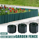 Green Garden Landscape Edging Border Flexible Lawn Fence Roll Outdoor Decor - 15cm